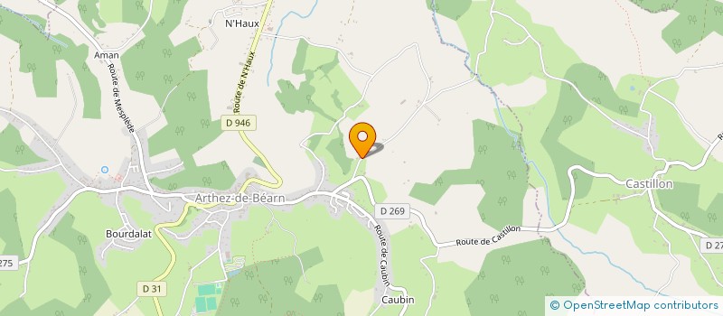 localisation de l'entreprise MONSIEUR LEO PRAT  ARTHEZ-DE-BEARN