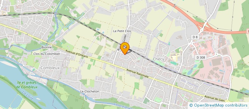 localisation de l'entreprise MONSIEUR LEO PREATO--FONTAINE  CHECY