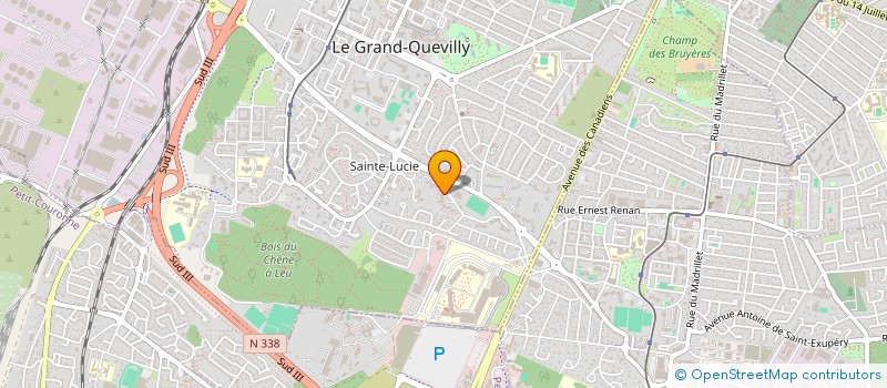 localisation de l'entreprise MONSIEUR LEO PRIGENT  LE GRAND-QUEVILLY