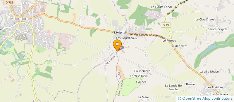 localisation de l'entreprise MONSIEUR LEO PRUDH'OM  MATIGNON