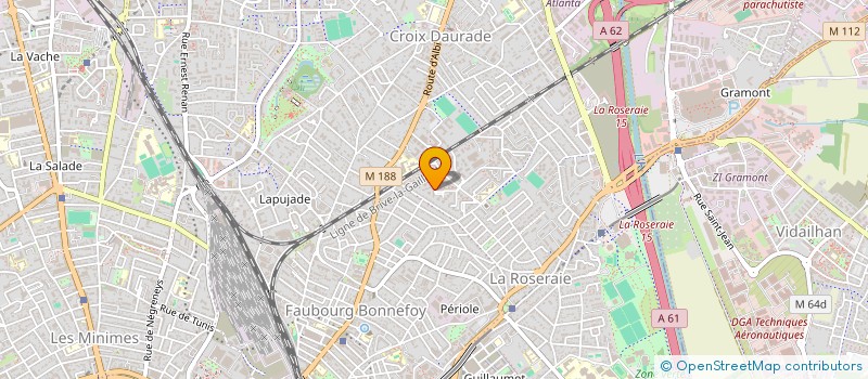 localisation de l'entreprise MONSIEUR LEO RAHATOKA à TOULOUSE