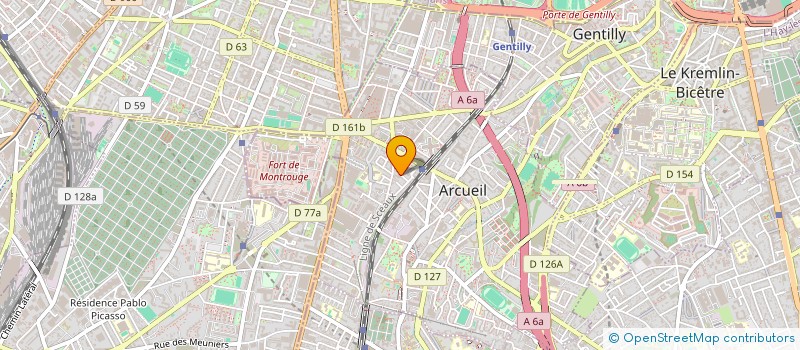 localisation de l'entreprise MONSIEUR LEO RAMILISON à ARCUEIL