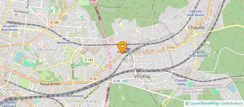 localisation de l'entreprise MONSIEUR LEO RAMOGNINO  VIROFLAY