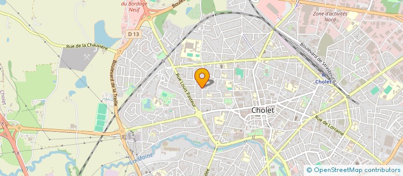 localisation de l'entreprise MONSIEUR LEO RAUT à CHOLET