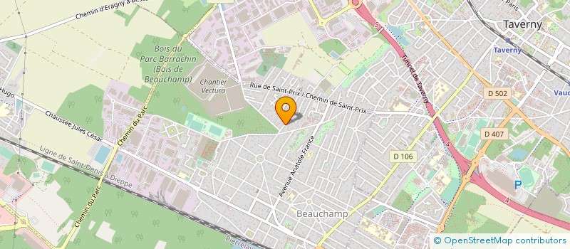 localisation de l'entreprise MONSIEUR LEO RAYNAUD  BEAUCHAMP