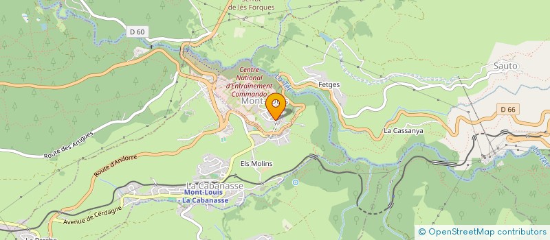 localisation de l'entreprise MONSIEUR LEO RECOCHE à MONT-LOUIS