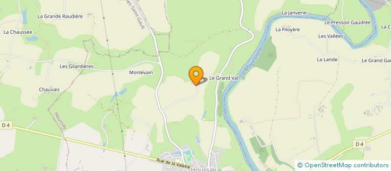 localisation de l'entreprise MONSIEUR LEO RENOU  HOUSSAY