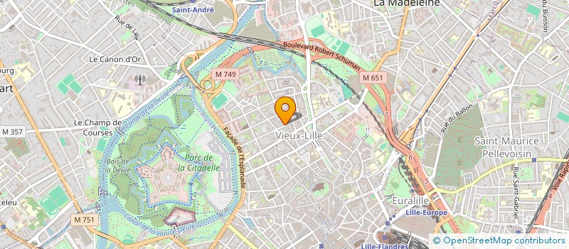 localisation de l'entreprise MONSIEUR LEO RIDET à LILLE