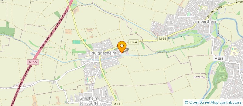 localisation de l'entreprise MONSIEUR LEO RITHIE  PFULGRIESHEIM