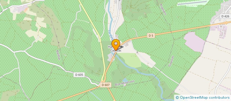 localisation de l'entreprise MONSIEUR LEO RIVIER  BIZE-MINERVOIS