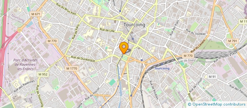 localisation de l'entreprise MONSIEUR LEO ROBERT  TOURCOING