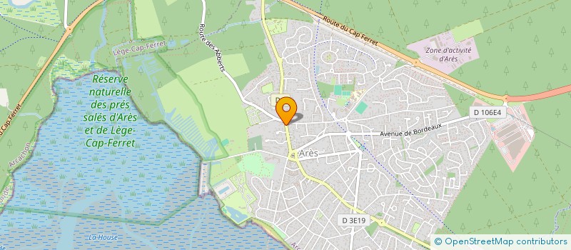 localisation de l'entreprise MONSIEUR LEO ROBICHON  ARES