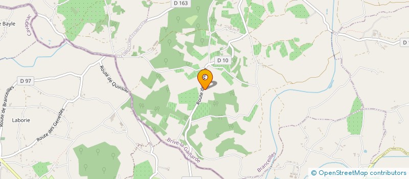 localisation de l'entreprise MONSIEUR LEO ROUDERGUE  BRANCEILLES