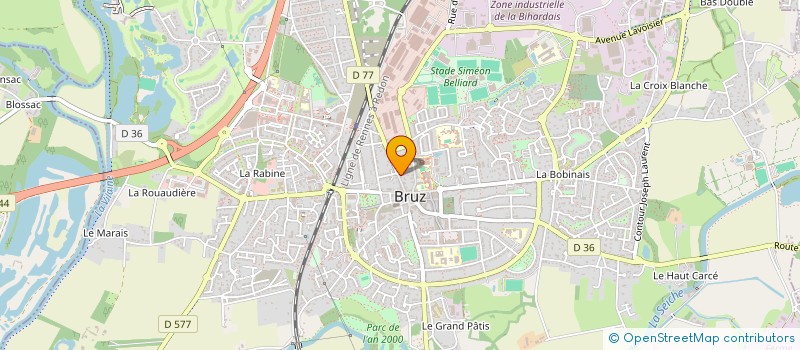 localisation de l'entreprise MONSIEUR LEO ROUILLE à BRUZ