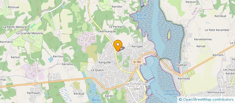 localisation de l'entreprise MONSIEUR LEO ROUL  LA TRINITE-SUR-MER