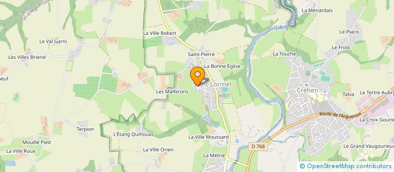 localisation de l'entreprise MONSIEUR LEO ROULLOIS  SAINT-LORMEL