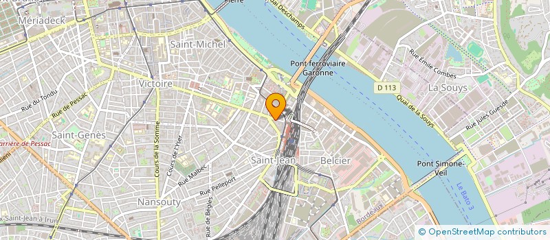 localisation de l'entreprise MONSIEUR LEO ROUSSEAU  BORDEAUX