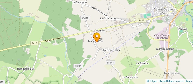 localisation de l'entreprise MONSIEUR LEO ROUXEL  SAINT-SAUVEUR-LE-VICOMTE