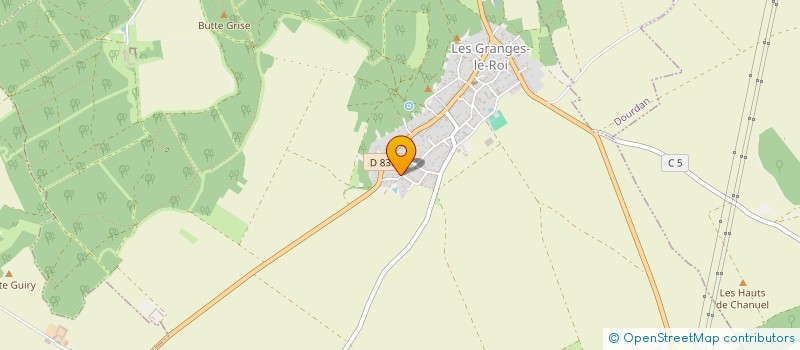 localisation de l'entreprise MONSIEUR LEO ROYER à LES GRANGES-LE-ROI