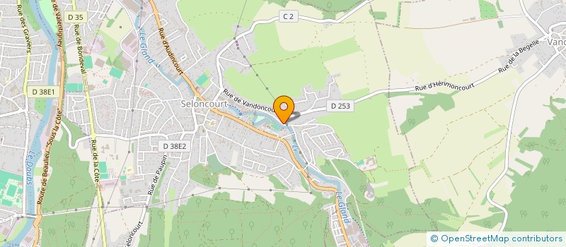 localisation de l'entreprise MONSIEUR LEO RUCKSTUHL  SELONCOURT