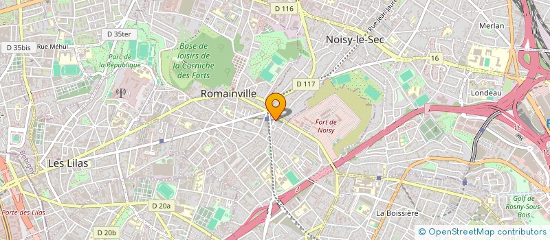 localisation de l'entreprise MONSIEUR LEO RUIZ  ROMAINVILLE