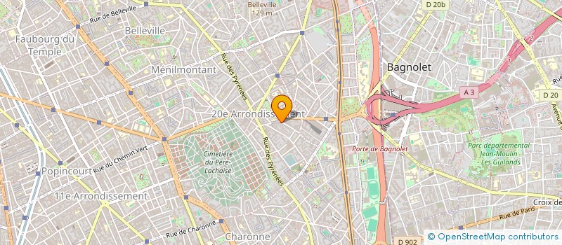 localisation de l'entreprise MONSIEUR LEO RUIZ  MONTREUIL