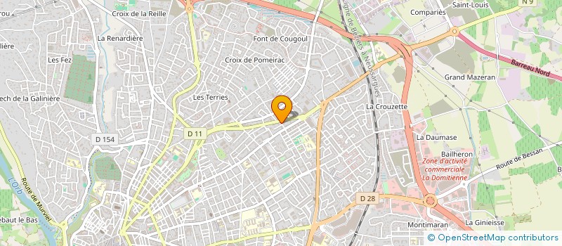 localisation de l'entreprise MONSIEUR LEO RUIZ  BEZIERS