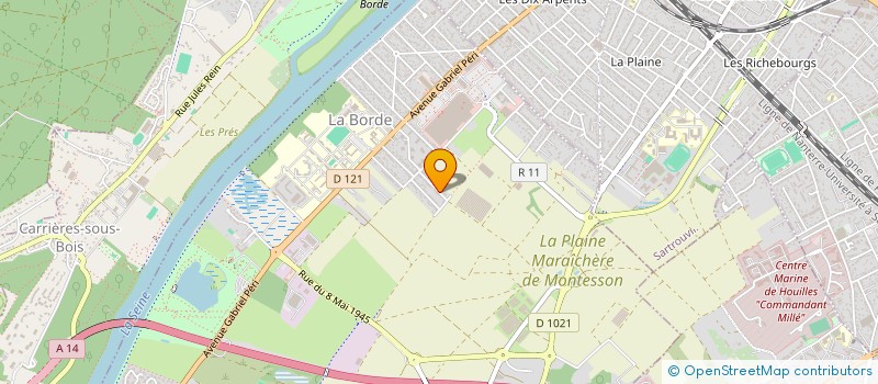 localisation de l'entreprise MONSIEUR LEO SABOURET  MONTESSON