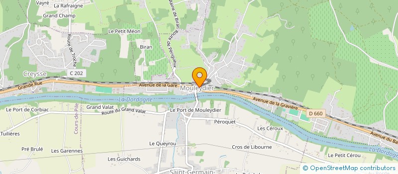 localisation de l'entreprise MONSIEUR LEO SANFOURCHE à MOULEYDIER