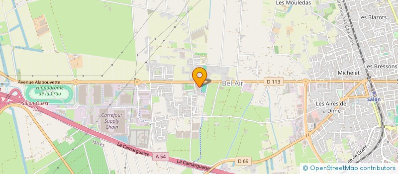 localisation de l'entreprise MONSIEUR LEO SANTINI  SALON-DE-PROVENCE