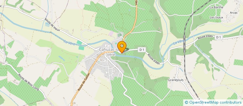 localisation de l'entreprise MONSIEUR LEO SASTRE  CAHUZAC-SUR-VERE