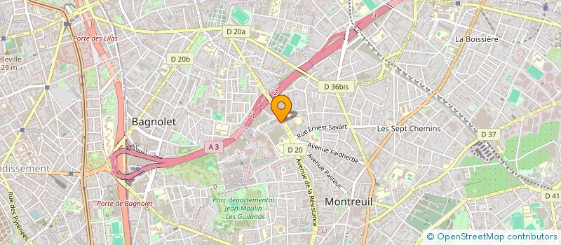 localisation de l'entreprise MONSIEUR LEO SAUVE à MONTREUIL