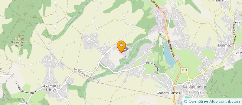 localisation de l'entreprise MONSIEUR LEO SAYOUD  LA BALME-DE-SILLINGY