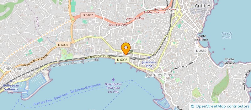 localisation de l'entreprise MONSIEUR LEO SEGUINAUD à ANTIBES