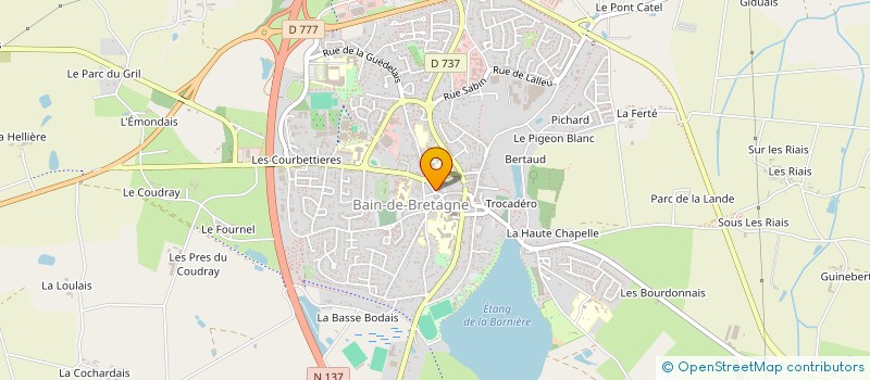 localisation de l'entreprise MONSIEUR LEO SEPTVANT  BAIN-DE-BRETAGNE