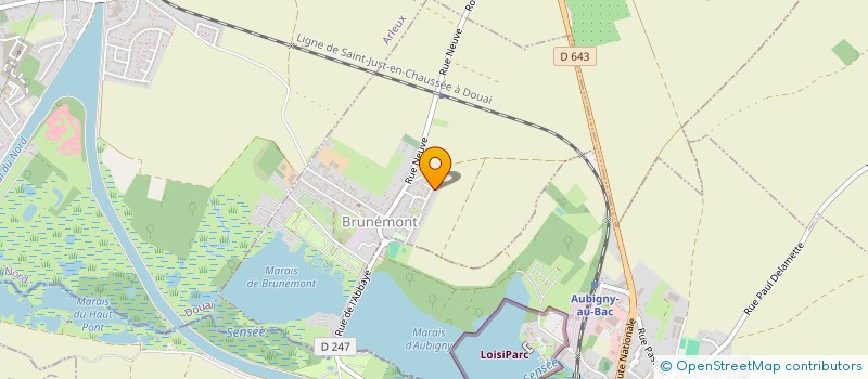 localisation de l'entreprise MONSIEUR LEO SERGENT  BRUNEMONT