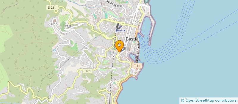 localisation de l'entreprise MONSIEUR LEO SERVETTO à BASTIA