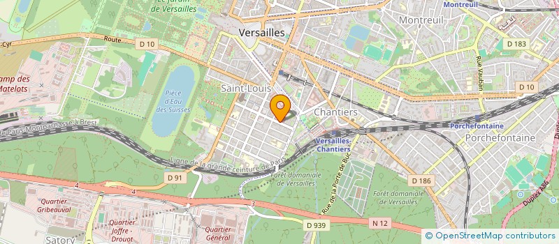 localisation de l'entreprise MONSIEUR LEO SIMONDI à VERSAILLES