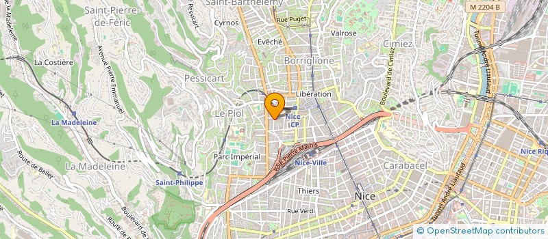 localisation de l'entreprise MONSIEUR LEO SINGLARD  NICE