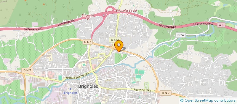 localisation de l'entreprise MONSIEUR LEO SQUILLACI  BRIGNOLES