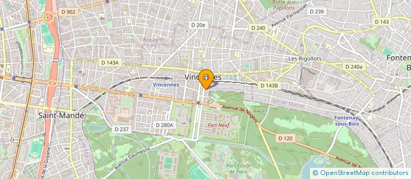 localisation de l'entreprise MONSIEUR LEO STAHLY à VINCENNES