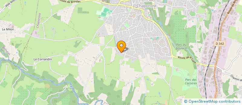 localisation de l'entreprise MONSIEUR LEO SURRE  CHAPONOST