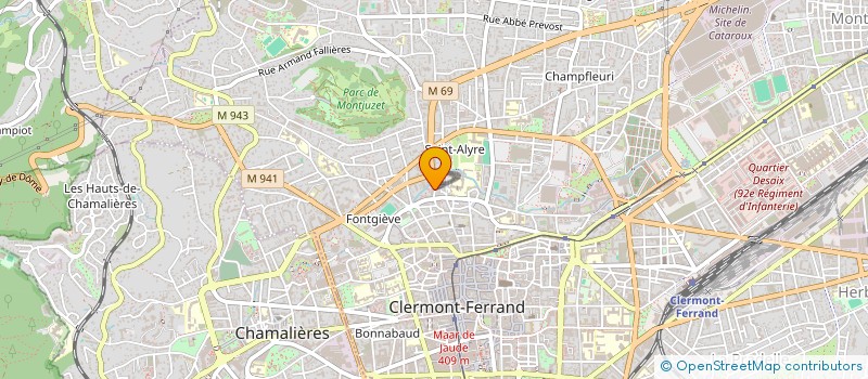 localisation de l'entreprise MONSIEUR LEO TASSIN  CLERMONT-FERRAND