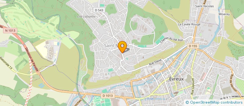 localisation de l'entreprise MONSIEUR LEO TERRIEN  EVREUX