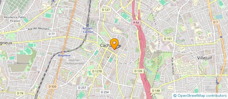 localisation de l'entreprise MONSIEUR LEO TESSIER à CACHAN