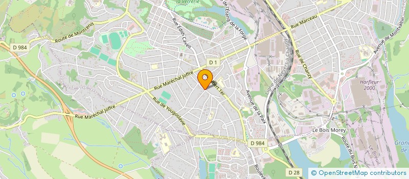 localisation de l'entreprise MONSIEUR LEO THOMAS  LE CREUSOT