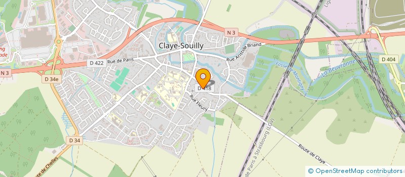 localisation de l'entreprise MONSIEUR LEO THOMAS  CLAYE-SOUILLY