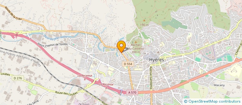 localisation de l'entreprise MONSIEUR LEO TILHET-COARTET VASQUEZ  HYERES