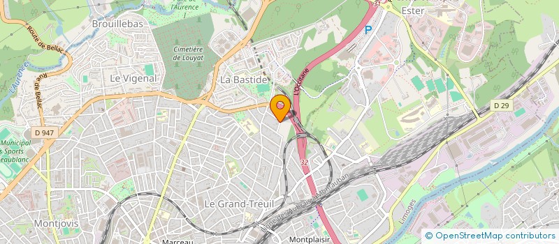 localisation de l'entreprise MONSIEUR LEO TINE à LIMOGES