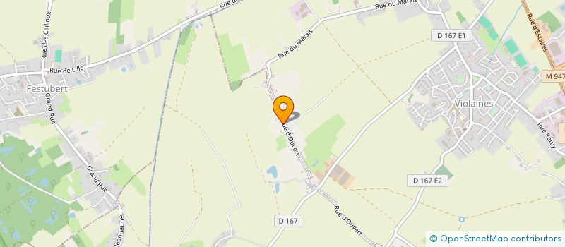 localisation de l'entreprise MONSIEUR LEO TISON  GIVENCHY-LES-LA-BASSEE